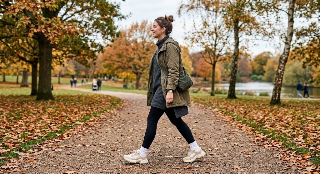 15 Easy Autumn Outfit for Busy Mums 12 Comfortable Leggings Outfit